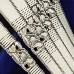 ANTIQUE! MORNING STAR, COMMUNITY, SILVERPLATE FLATWARE, SVC 12! 79 PCS, VINTAGE!